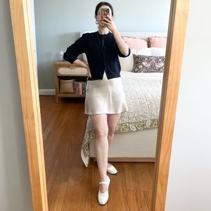 Quince 100% Washable Champagne Silk Mini Skirt
